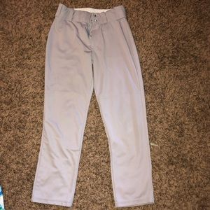 gray baseball pants